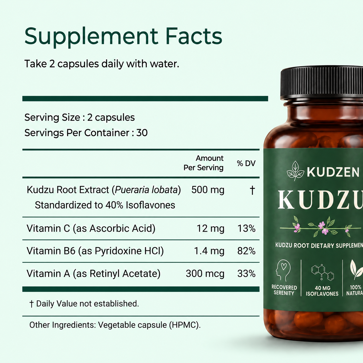 Kudzen™ Kudzu Root Cravings Capsules (Copy)